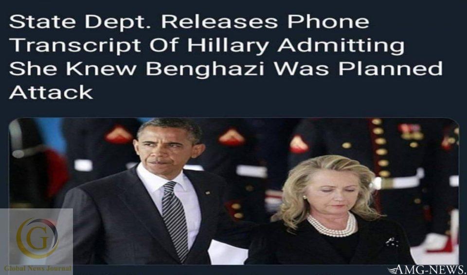 State Dept. Releases Phone Transcript Of Hillary Admitting She Knew Benghazi Was Planned Attack