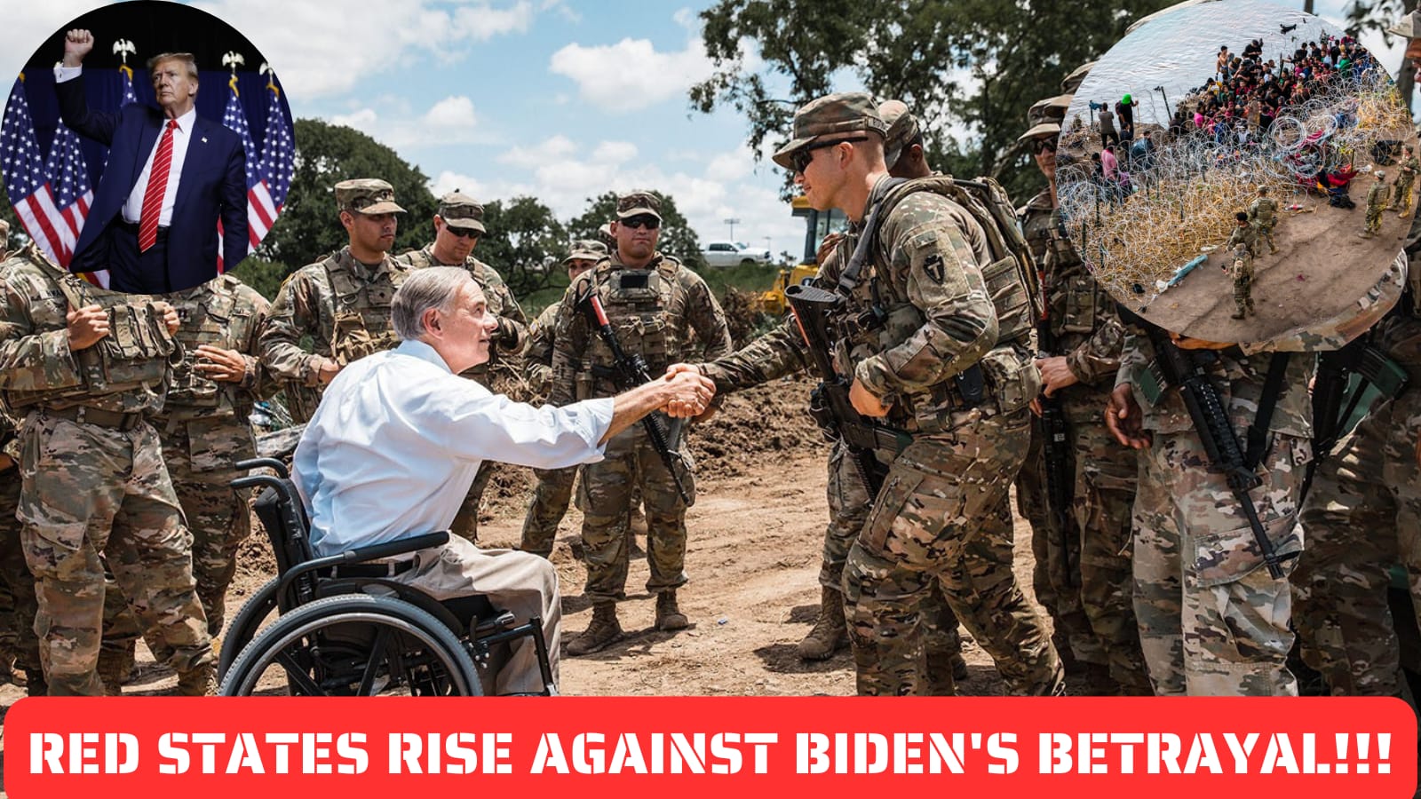 ALERT!!! ALERT!!! ALERT!!! State of Emergency: Red States Rise Against Biden’s Border Betrayal.(video)